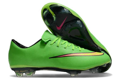 Tacos de Fútbol Nike Mercurial Vapor 10 FG - Verde / Rosado (Césped Natural / Firm Ground)