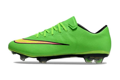 Tacos de Fútbol Nike Mercurial Vapor 10 FG - Verde / Rosado (Césped Natural / Firm Ground)
