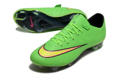 Tacos de Fútbol Nike Mercurial Vapor 10 FG - Verde / Rosado (Césped Natural / Firm Ground)